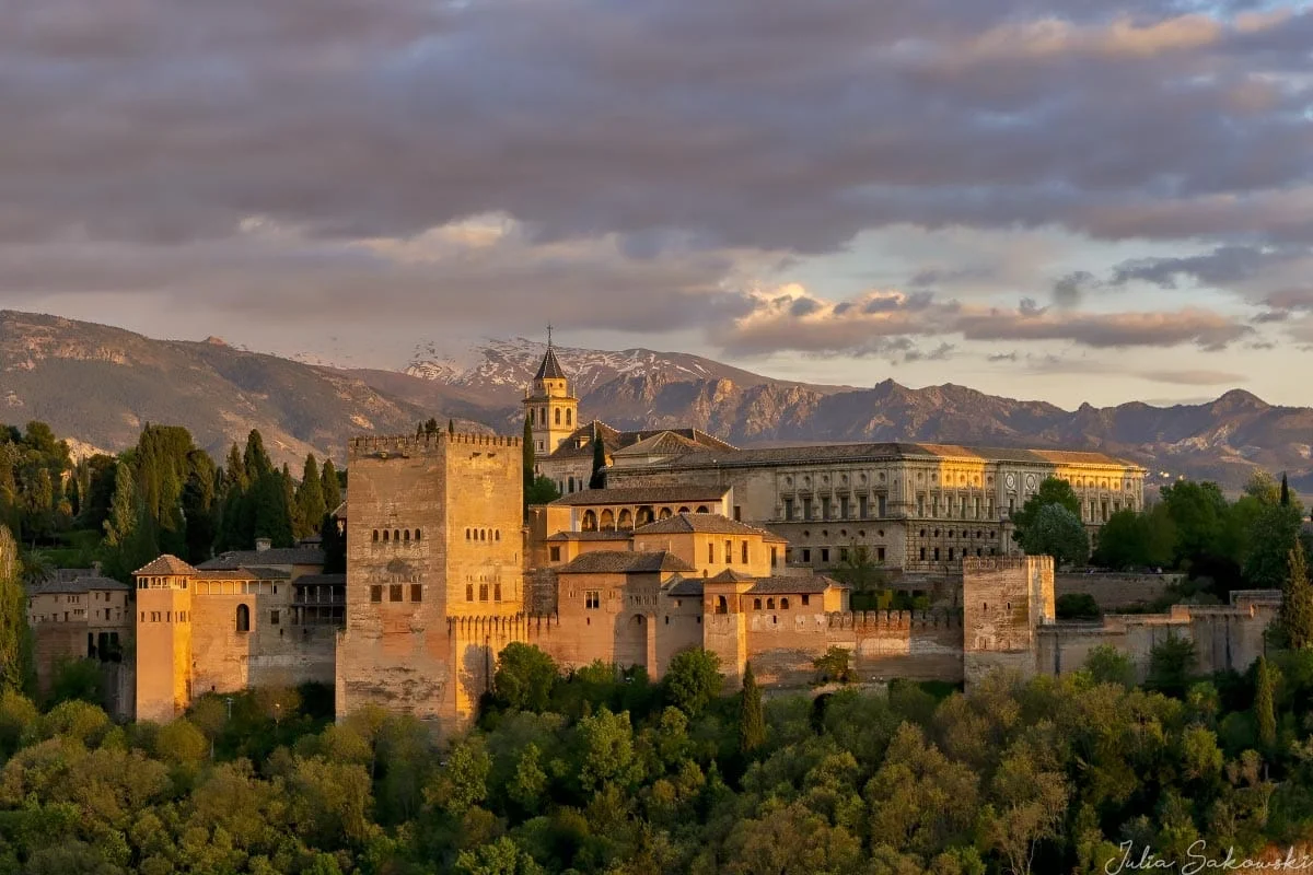 Alhambra at Sunset, Granada