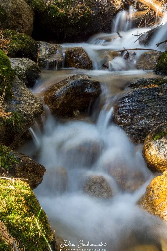 Stream at the end of Whitney Portal Road