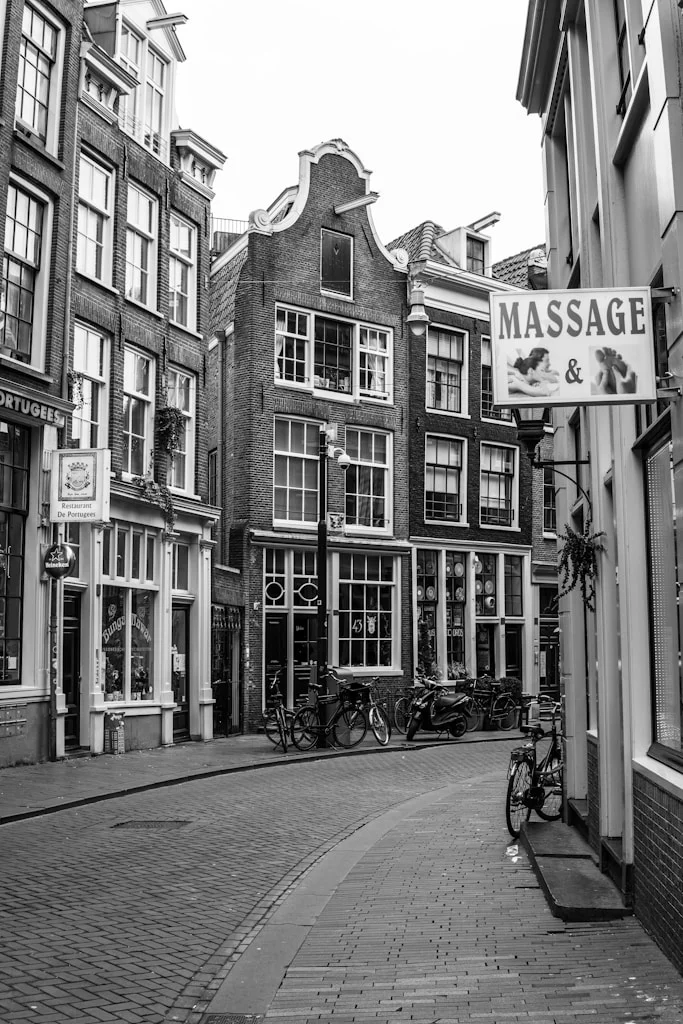 Eight in the morning. The Red-Light District looks surprisingly like everywhere else