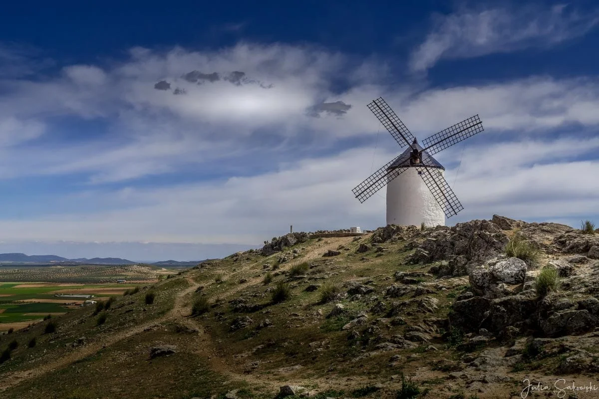 It’s only missing Don Quixote — Consuegra, Spain
