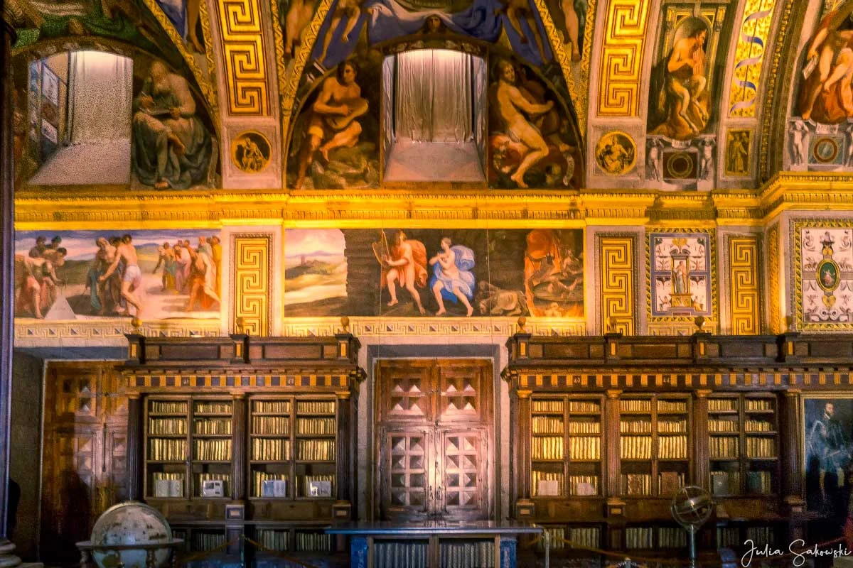 Library, San Lorenzo de El Escorial, Spain