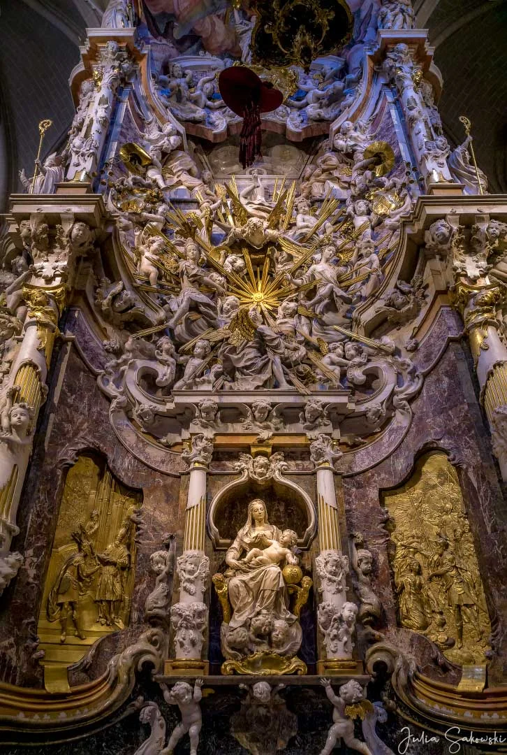 Altar of the El Transparente chapel, Cathedral of Toledo, Spain